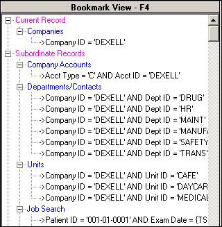 A portion of the records linked to Company DEXELL